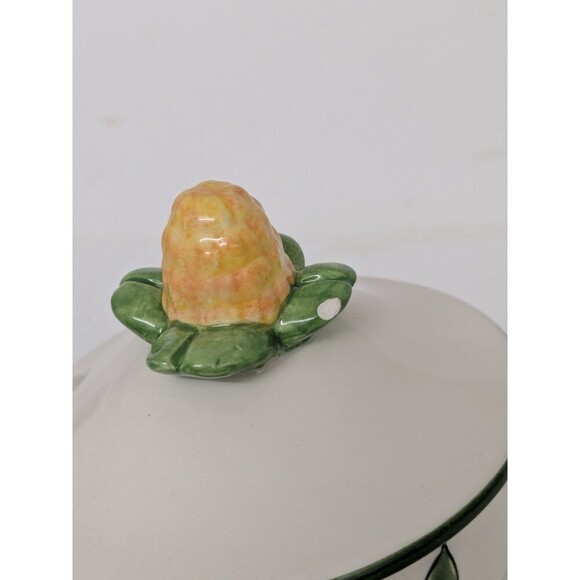 Rare Tiffany & Co. Este Ceramiche Hand Painted Large Fruit Design Honey/Jam Jar - Picture 5 of 11